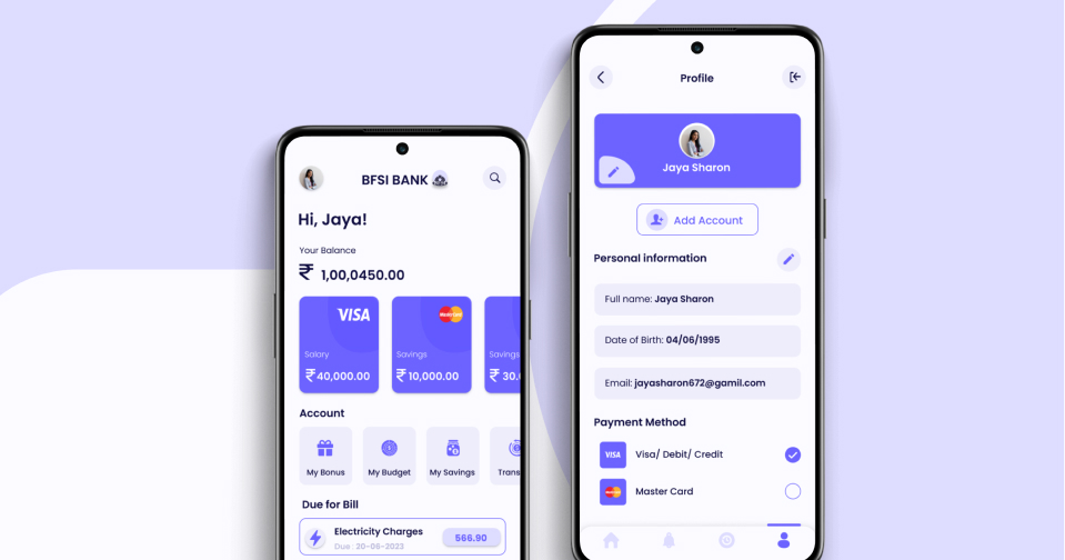 BFSI app preview