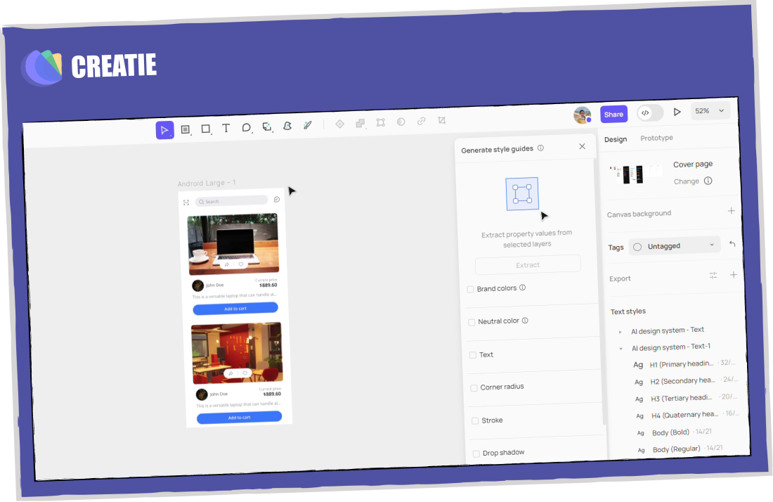 Creatie.ai project preview